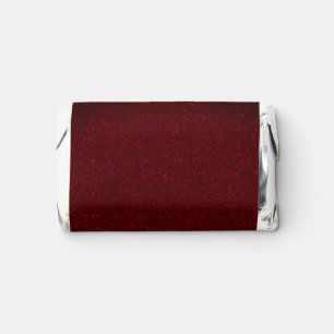 Custom Deep Wine Sparkle Mini Wrappers Hershey's Miniatures