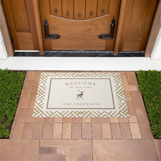 Custom Deer Doormat (Outdoor)