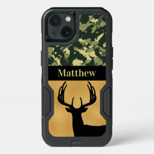 Custom Deer Hunting Camo iPhone 13 Case