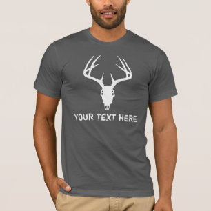 Custom Deer Hunting Skull T-Shirt