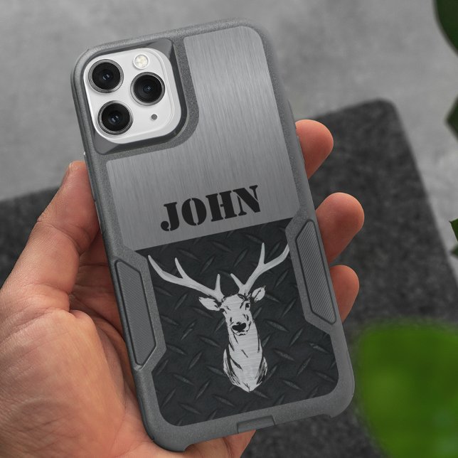 Custom Deer Hunting Sports Hobby Cool Men's iPhone 15 Case (Creator Uploaded)