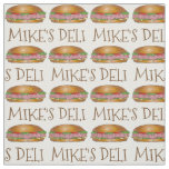 Custom Deli Restaurant Sub Hoagie Ham Sandwich Fabric