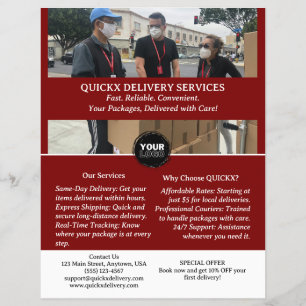 Custom Delivery Service Flyer
