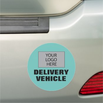 Custom Delivery Vehicle With Your Logo Car Magnet by SayWhatYouLike at Zazzle