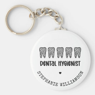 Dental Hygientist  Teeth Wrist Keyfob