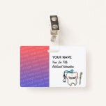 Custom Dental Name Badge for Staff