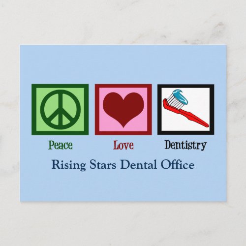 Custom Dentist Office Postcard