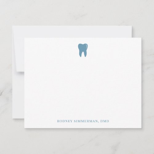 Custom Dentistry Dental School Dentist Note Card