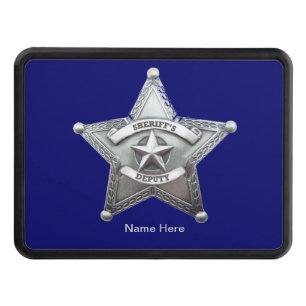 Custom Deputy Sheriff Trailer Hitch Cover