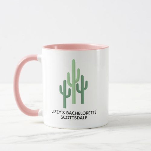 Custom Desert Cactus Mug Scottsdale