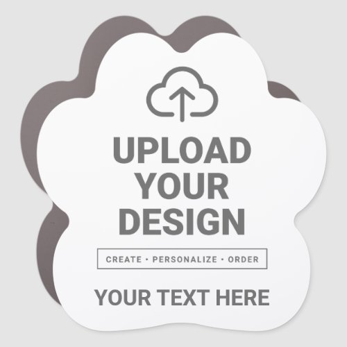 Custom Design and Text Car Magnet