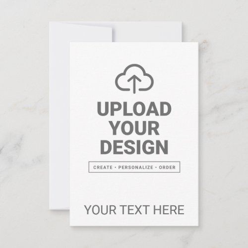 Custom Design and Text RSVP Card