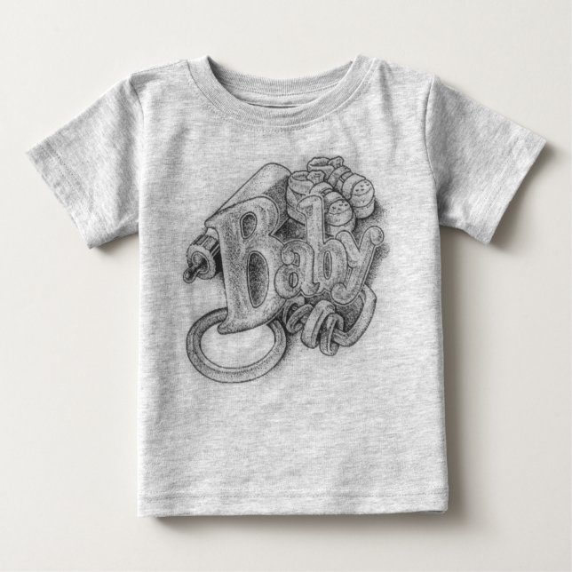 Custom Design Baby Onsie T-Shirt (Front)