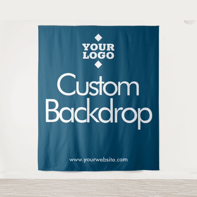 Custom Design Backdrop // Your Logo Here (Front)