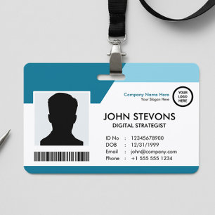 Custom Design Branded Professional Employee ID Badge