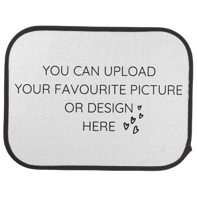 Custom design, Custom photo Car Floor Mat (Rear)