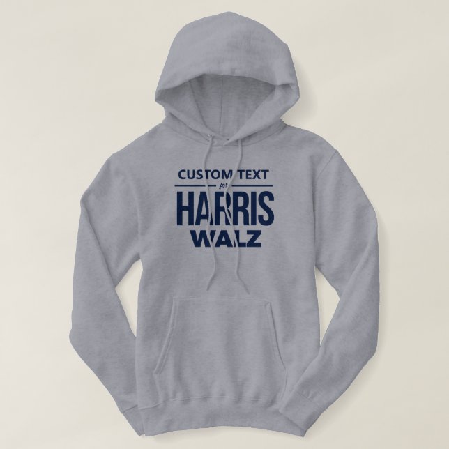 Custom Design for Harris Walz Hoodie (Design Front)