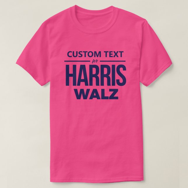 Custom Design for Harris Walz T-Shirt (Design Front)