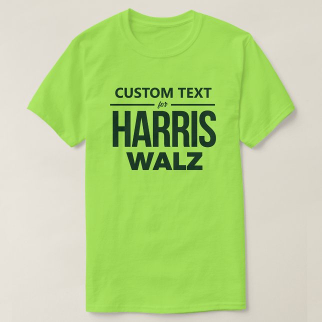 Custom Design for Harris Walz T-Shirt (Design Front)
