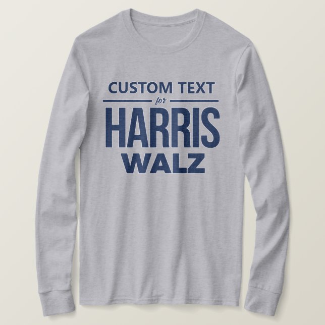 Custom Design for Harris Walz T-Shirt (Design Front)
