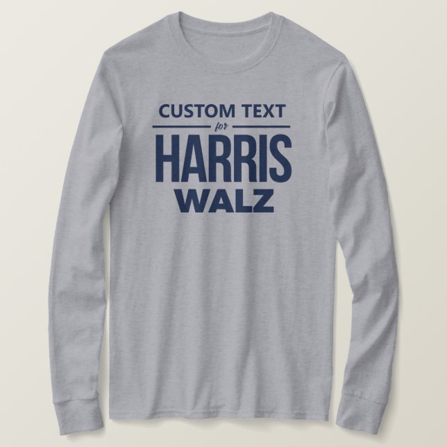 Custom Design for Harris Walz T-Shirt (Design Front)