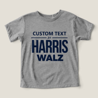 Custom Design for Harris Walz Toddler T-shirt