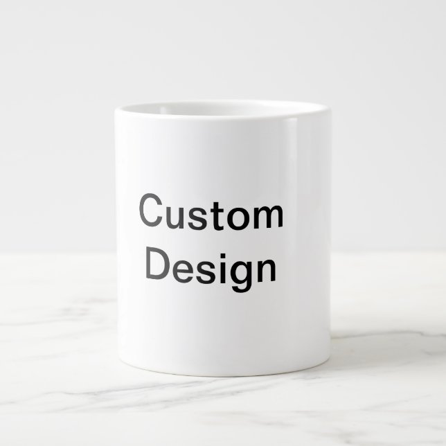 Custom Design Giant Coffee Mug (Front)