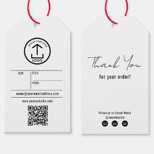 Custom Design Hang Clothing Tags Product Packaging