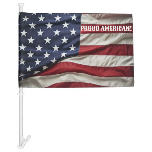 Custom Design Proud American Old Glory Car Flag