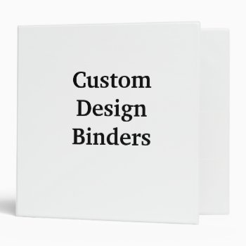Custom Design Ring Binders by imagefactory at Zazzle