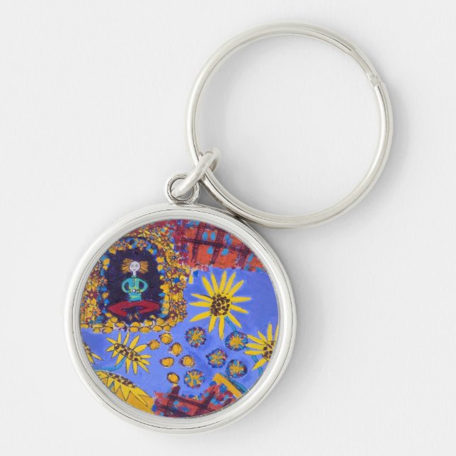 Custom design round keychain (Front)