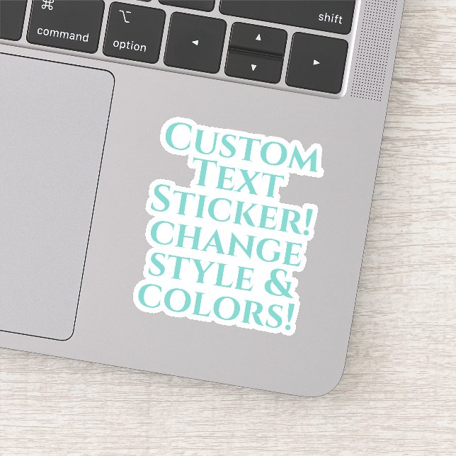 Custom Design Sticker (Detail)
