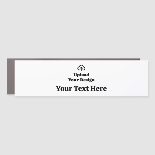 Custom Design with Text Car Magnet