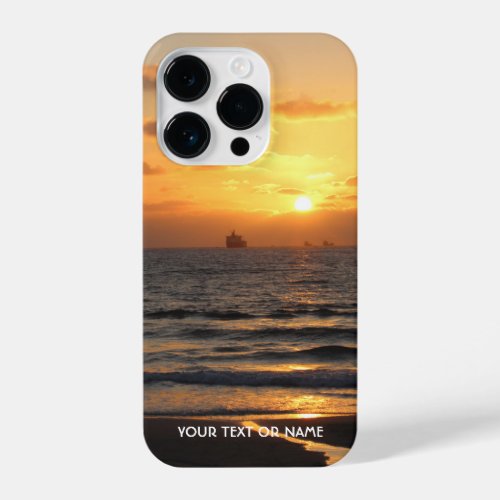 Custom Design With Your Own Photo And Your Text iPhone 14 Pro Case