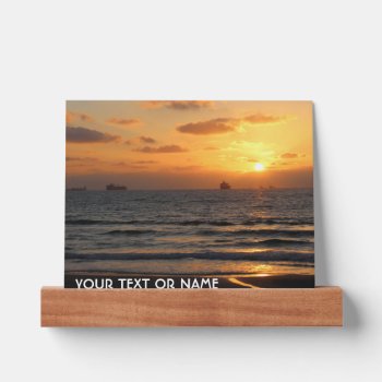 Custom Design With Your Own Photo And Your Text Picture Ledge by HumusInPita at Zazzle