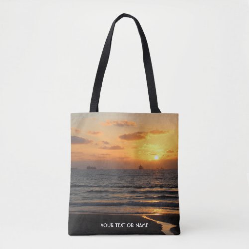 Custom Design With Your Own Photo And Your Text Tote Bag