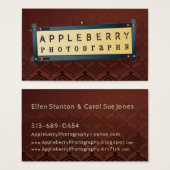 Custom Designed Marketing Material For Photographs (Front & Back)