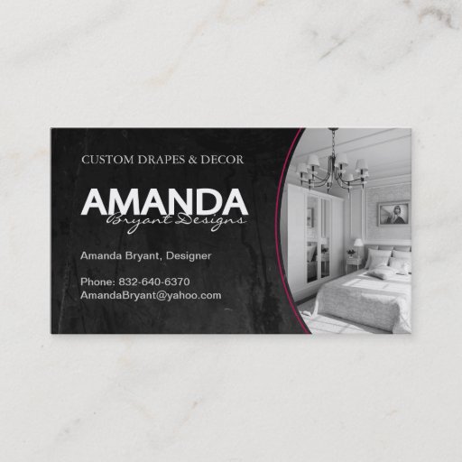 Customizable Custom Designer Business Card