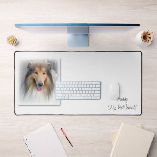 Custom Desk Mat Mans Best Friend Dog