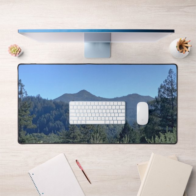 Custom Desk Mat Mt Tamalpais San Anselmo CA (Office 1)