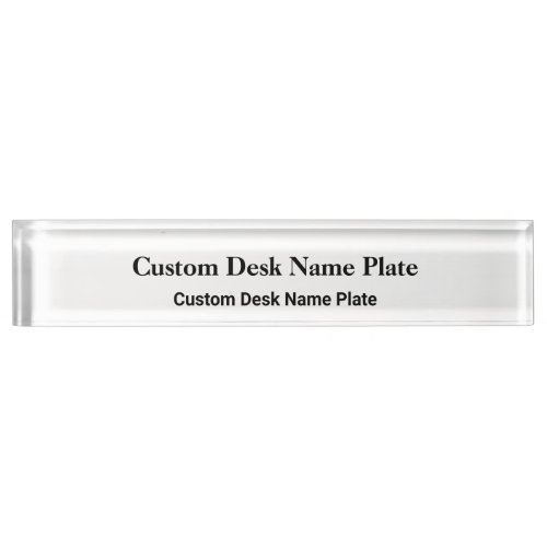 Custom Desk NameCreate your owneditable template Desk Name Plate