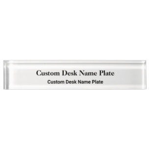 Custom Desk Name/Create your own/editable template Name Plate