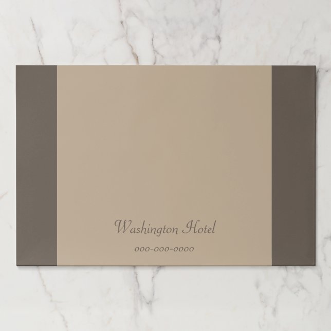 Custom Desk Notepad  Paper Pad (Front)