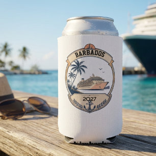 Custom Destination Cruise Bottle Cooler Barbados