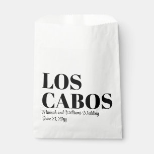 Custom Destination Wedding Welcome to Los Cabos Favor Bag