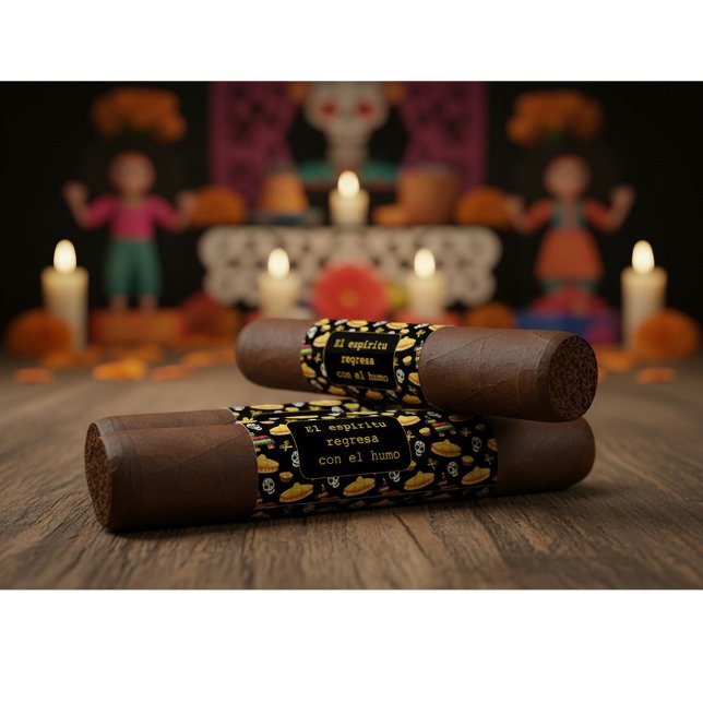Custom Día de los Muertos Cigar Wrap Label (Creator Uploaded)