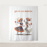 Custom Día de los Muertos Dancing Skeleton Couple