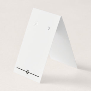 earring tent cards