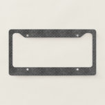 Custom Diamond Plate License Plate Frame