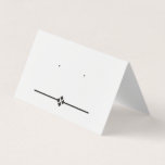 Custom Diamond Tentfold Stud Earring Display Cards